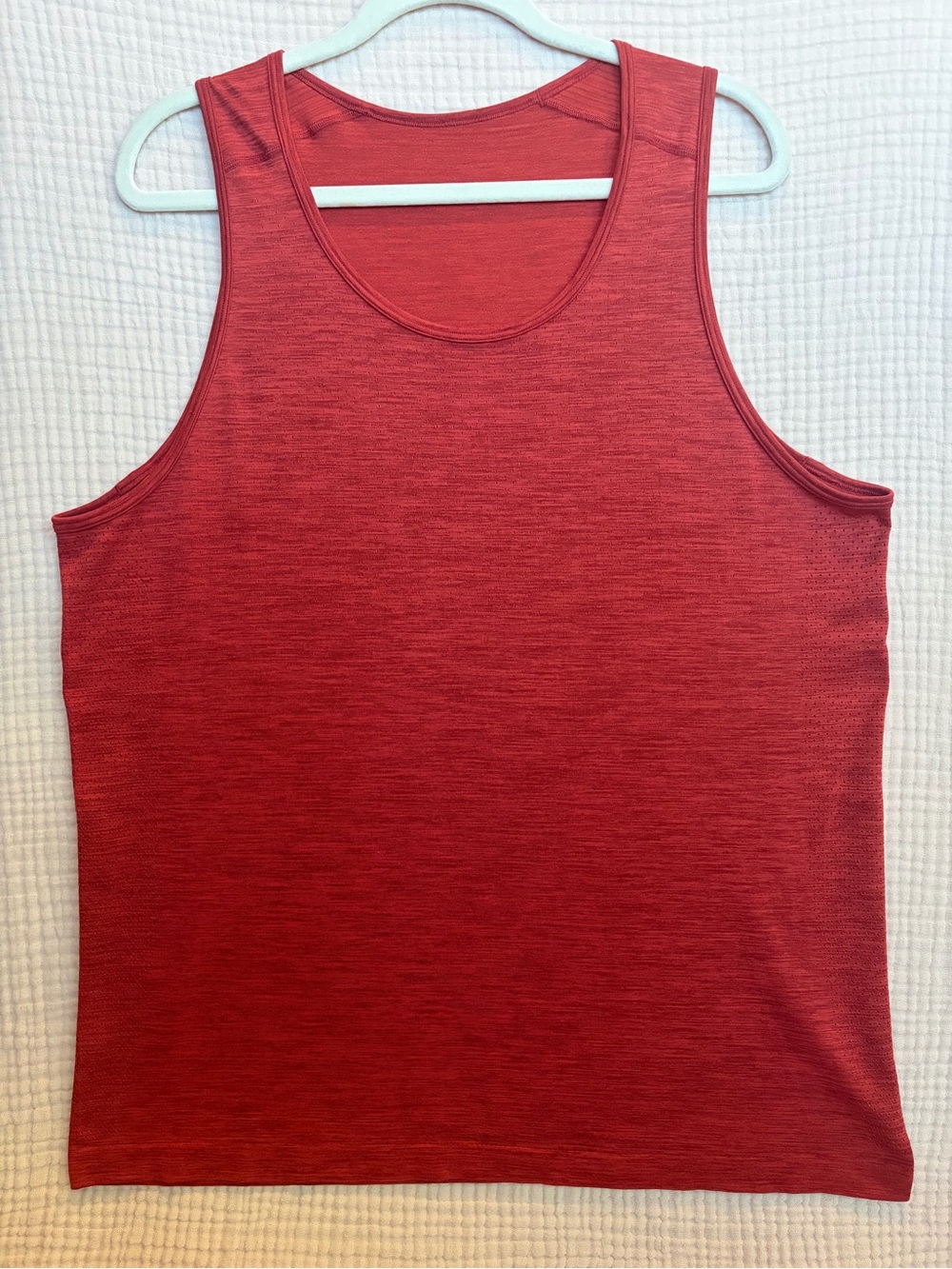 lululemon Metal Vent Tech Sleeveless Tank Red Men's XL